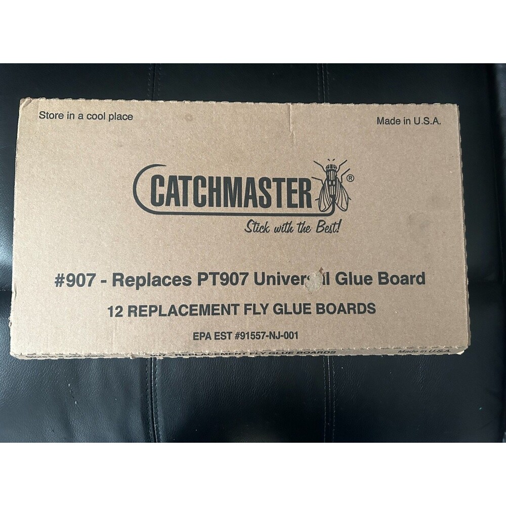CATCHMASTER REPACEMENT FLY GLUE BOARDS (12) PAK.16.3" X 9"